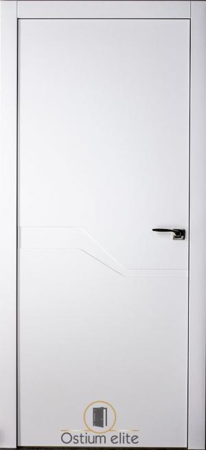 Міжкімнатні двері " Білий матовий М - 18"