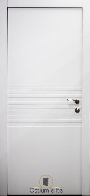 Міжкімнатні двері " Білий матовий М-14"