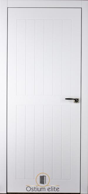 Міжкімнатні двері " Білий матовий М-16"
