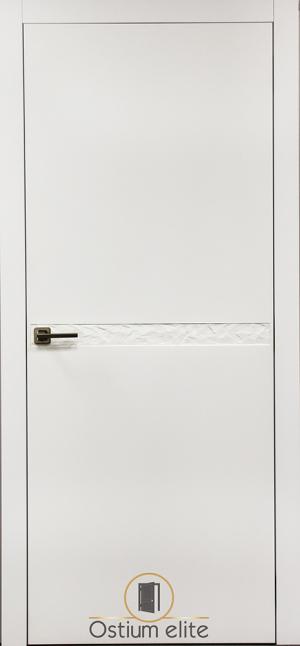 Міжкімнатні двері " Білий матовий М-2 (R70)"