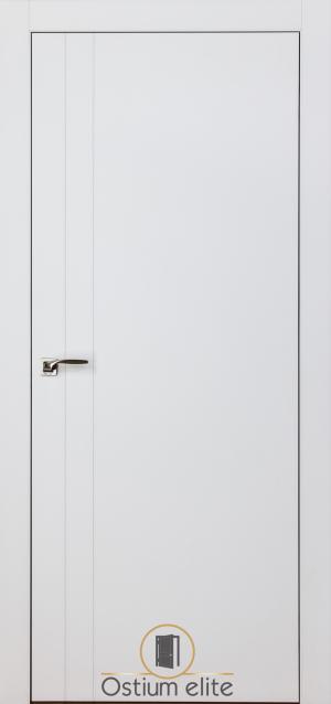 Міжкімнатні двері " Білий матовий М-6"